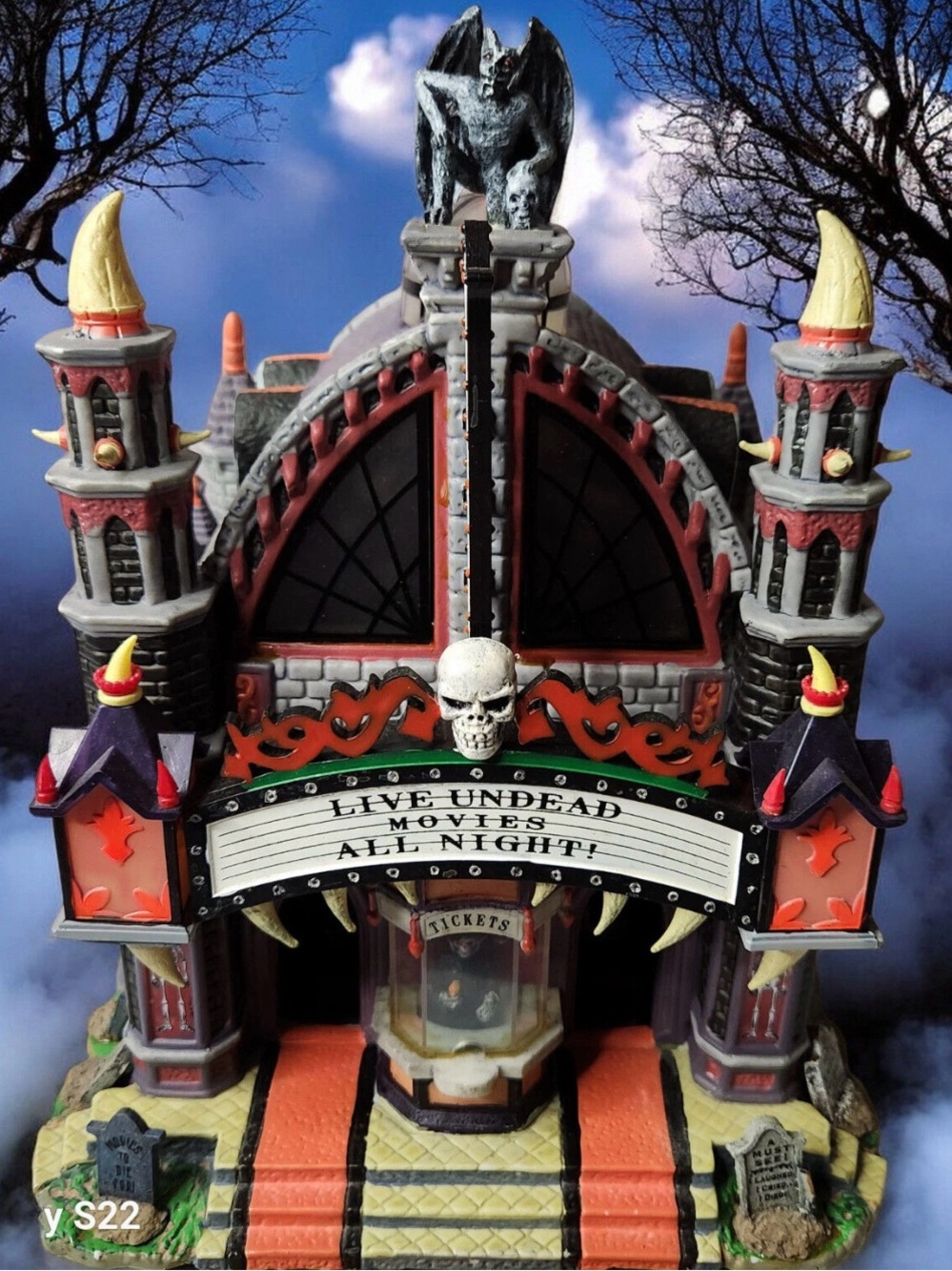 Lemax Mortis Theater from the Spooky Town vintage collection